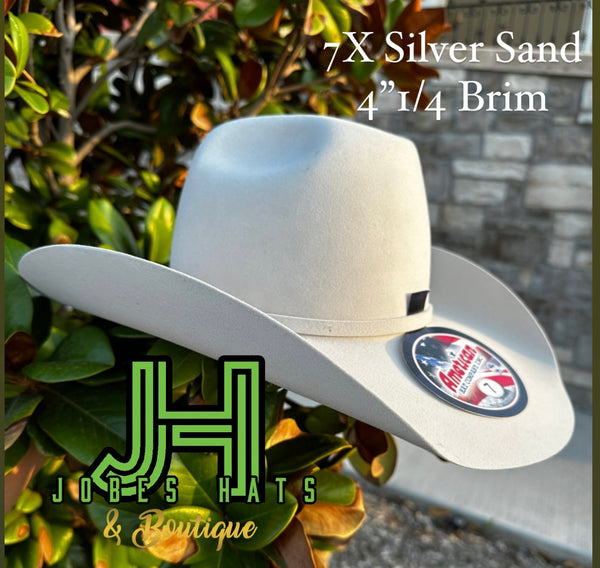 American Hat Co Felt 7x Silversand 4 1 4 brim Jobes Hats LLC