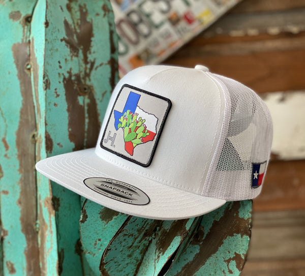 2023 Jobes Leather Patch Trucker - All white Cactus Leather patch (Limited  Edition)