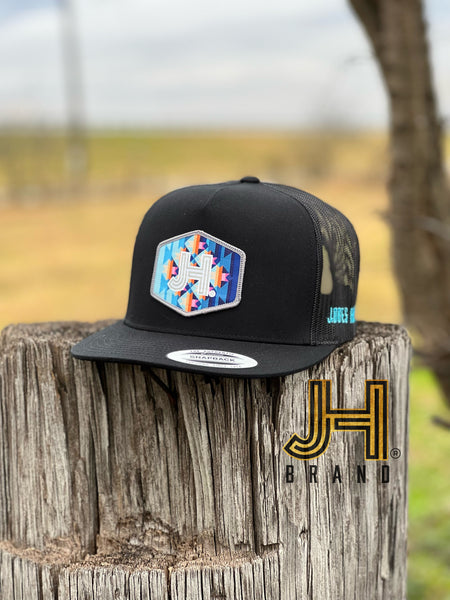 New 2022 Patch Multi Jobes JH Cap- Jobes Black All Hats Trucker Aztec 
