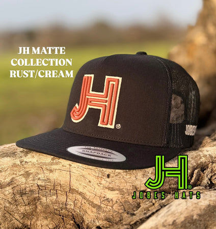 New 2025 JH Matte Collection All Black Rust/Cream