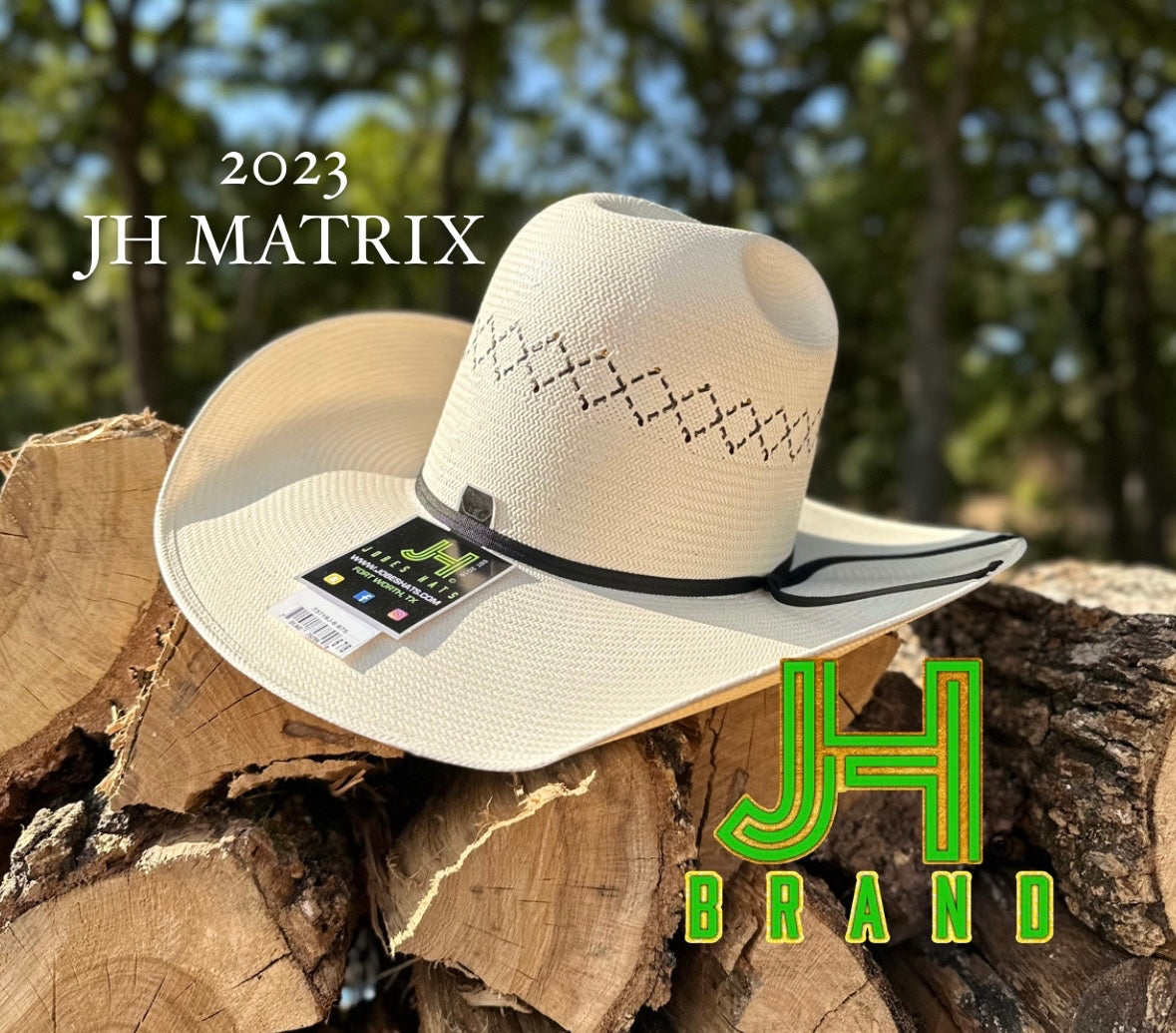 2022 Jobes Hats Straw Hat “Diamante” 4”1/4 Brim (Comes open and flat)