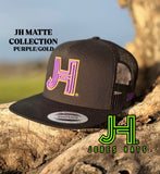 New 2025 JH Matte All Black Collection Purple/Gold