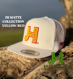 New 2025 JH Matte Collection All white Yellow/Red