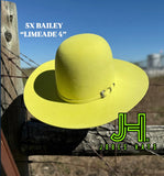 New 2025 Bailey 5X Fur Felt Limeade 4” Brim and 6” crown