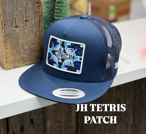 New 2024 JH cap- All Navy Tetris patch