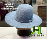 New 2025 Bailey 5X Fur Felt Denim Grizzly 4” Brim and 6” crown