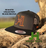 New 2025 JH Matte Collection All Black Black/Orange