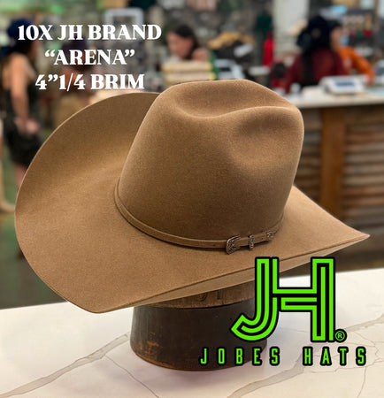 New 10X JH Arena Felt 6”crown 4”1/4 brim