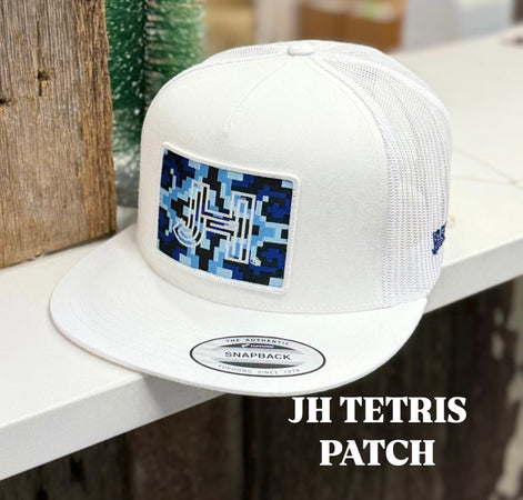 New 2024 JH cap- All White Tetris patch