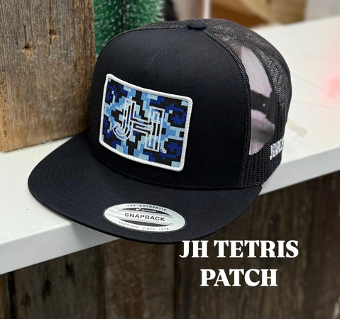 New 2024 JH cap- All Black Tetris patch