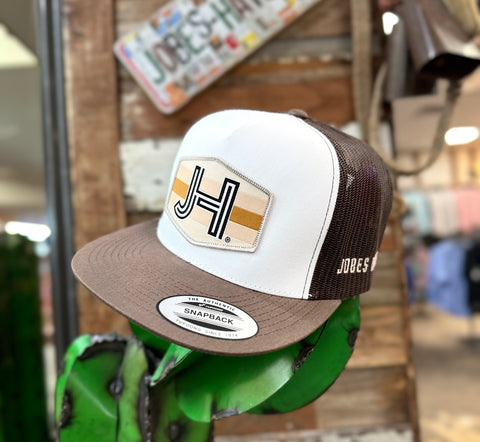 caramelo Jobes 2023 Trucker Hats Jobes | White/Brown - Cap NEW patch