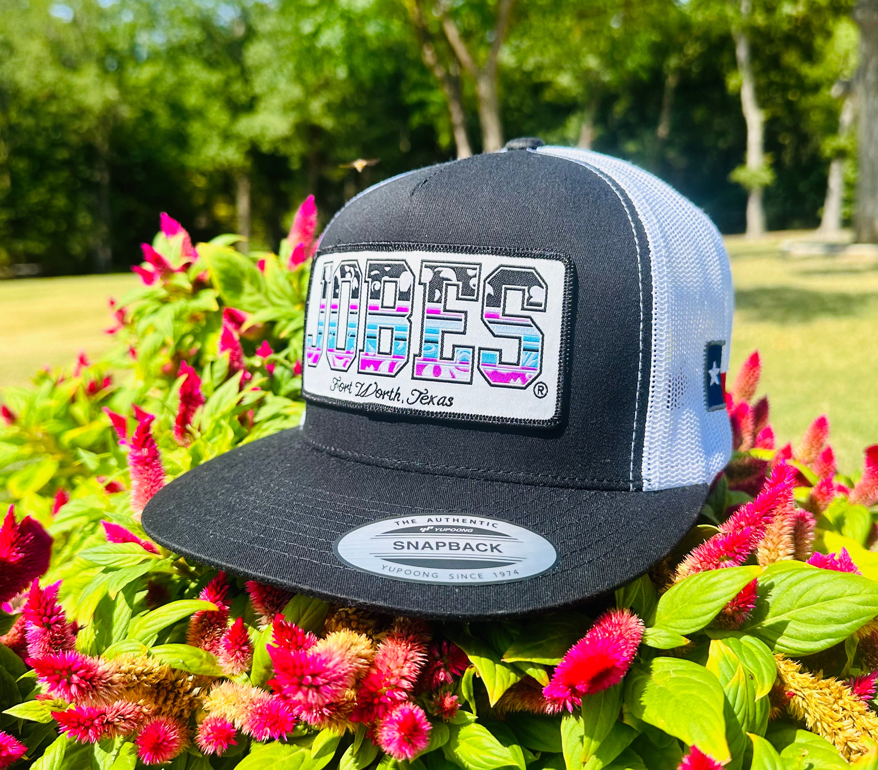 2023 Jobes Hats Trucker - All White triple Mexico patch