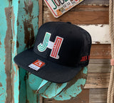 2020 Jobes Hats Trucker - All Black Chrome Mexico JH