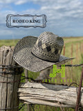 New 2020 Rodeo King Straw - “Ivory Jute and Poli Rope“ 4”1/2  brim