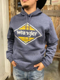 NEW 2023 Mens Wrangler Navy Blue Hoodie 112318527