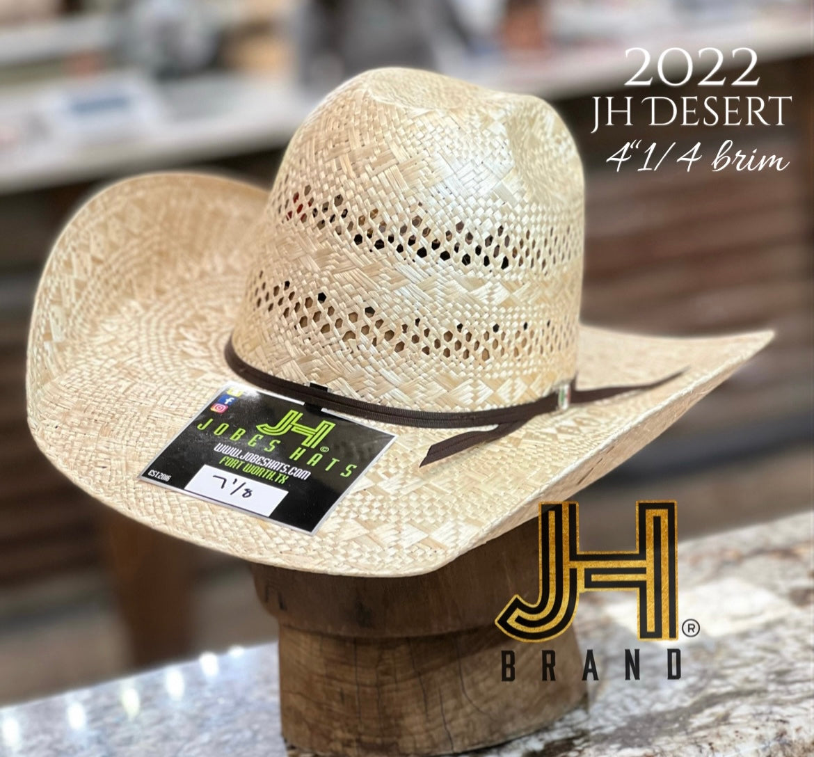 2022 Jobes Hats Straw Hat “Fashion” 4” Brim (Comes open and flat)